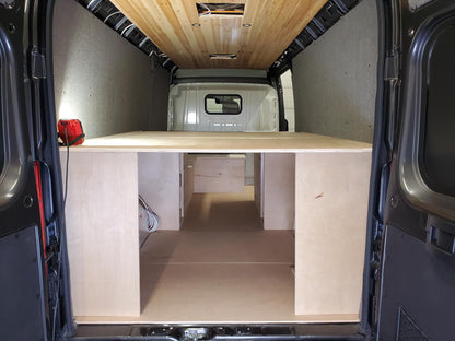 Ford Transit 148, Bed Platform Cabinets