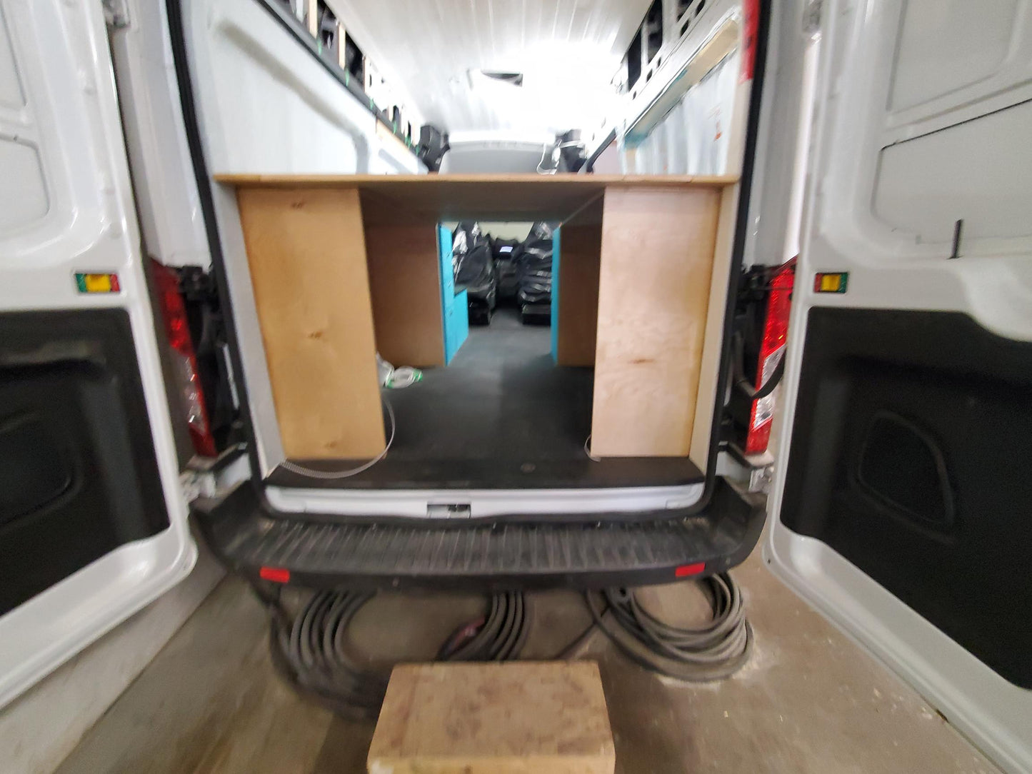 Ford Transit 148, Bed Platform Cabinets